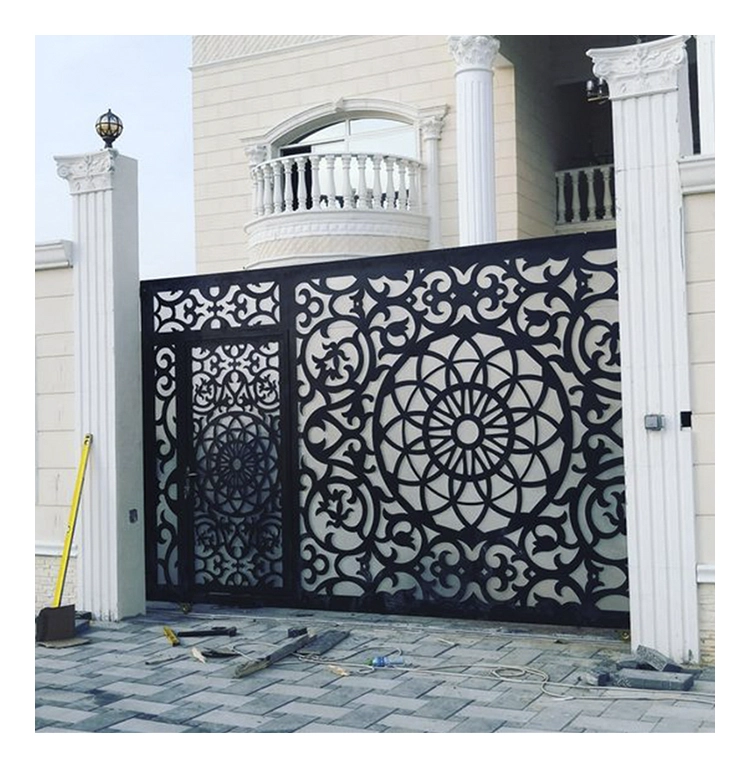 Decorative entrance gates
