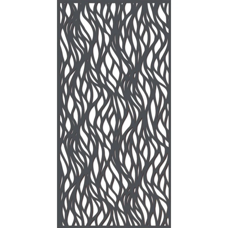 Laser Cut Organic Pattern Screen Panel