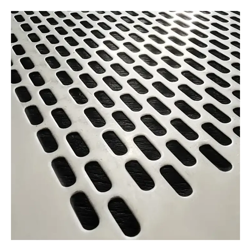 Slotted Hole Perforated Metal Sheet