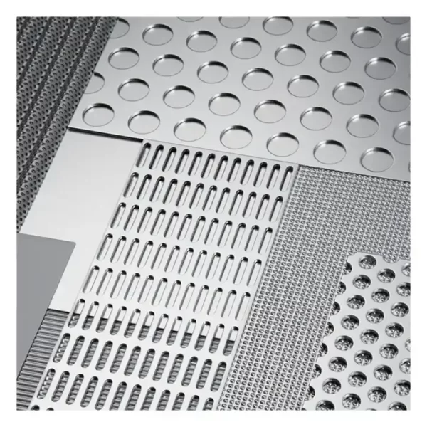 Combination punched metal plate