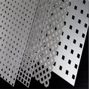 Combination punched metal plate