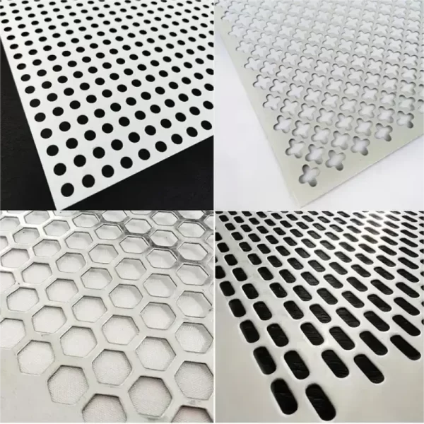 Combination punched metal plate