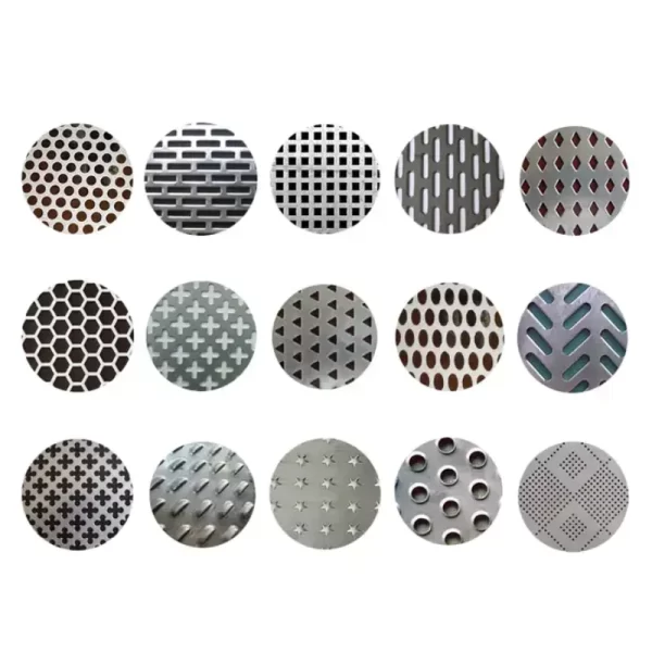 Combination punched metal plate