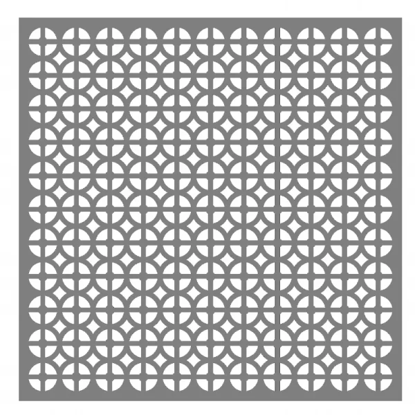 Combination punched metal plate