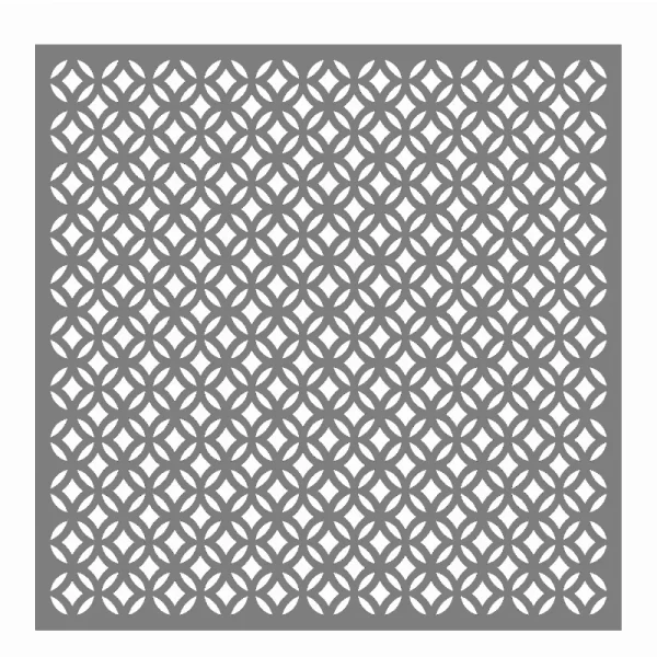 Combination punched metal plate