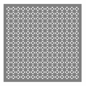 Combination punched metal plate