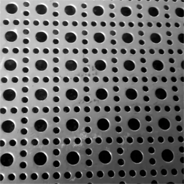 Combination punched metal plate