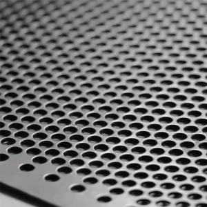 Round hole punched metal plate