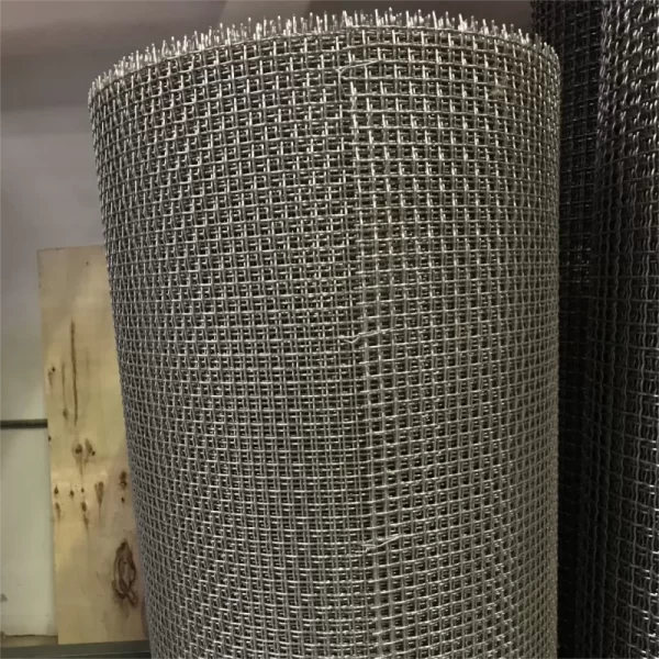 Stainless Steel Crimped Woven Wire Screen Mesh metal wire crimped