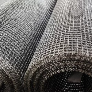 Stainless Steel Crimped Woven Wire Screen Mesh metal wire crimped