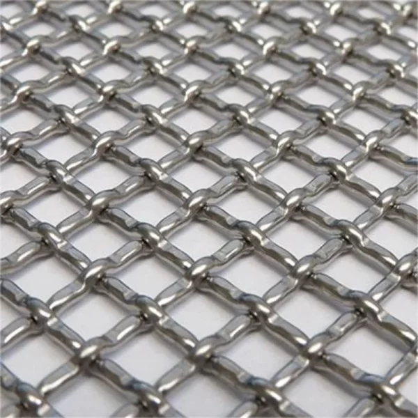 Stainless Steel Crimped Woven Wire Screen Mesh metal wire crimped