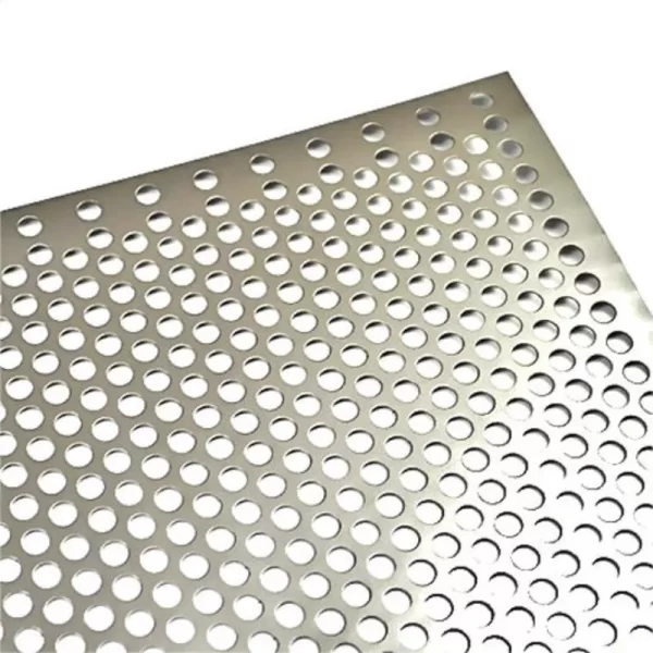 Stainless steel round hole perforated sheet metal