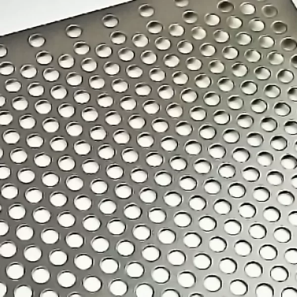 Stainless steel round hole perforated sheet metal