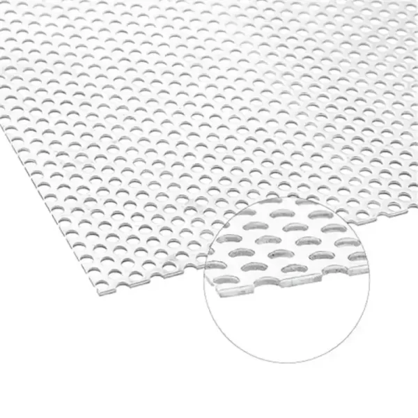 Stainless steel round hole perforated sheet metal