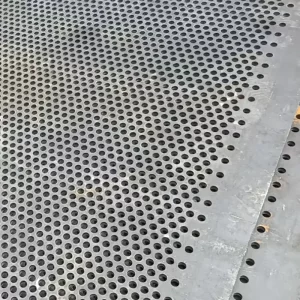Stainless steel round hole perforated sheet metal