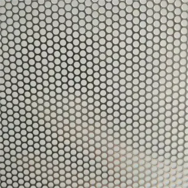 Stainless steel round hole perforated sheet metal