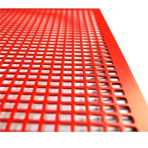 Stainless steel square perforated sheet metal