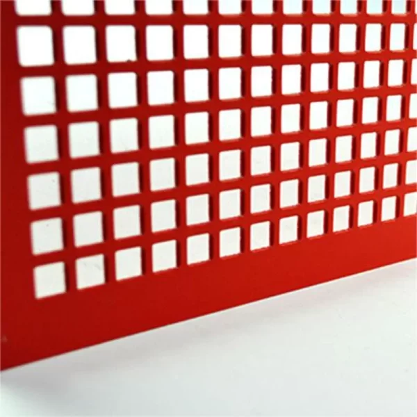 Stainless steel square perforated sheet metal