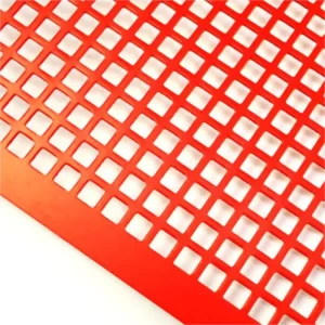 Stainless steel square perforated sheet metal