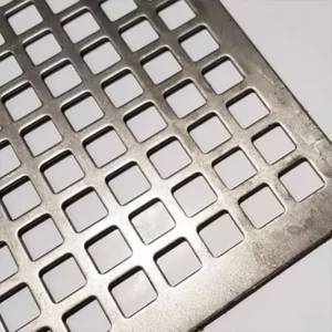 Stainless steel square perforated sheet metal