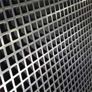 Stainless steel square perforated sheet metal