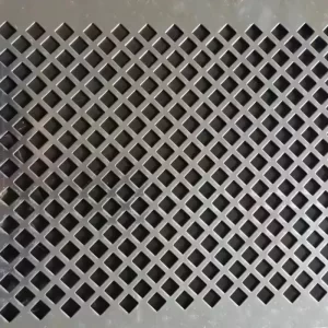 Stainless steel square perforated sheet metal