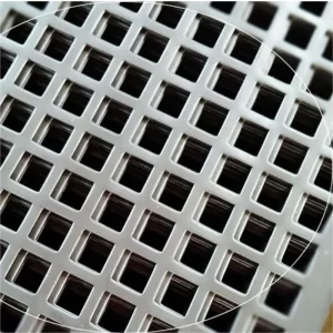 Stainless steel square perforated sheet metal