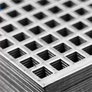 Stainless steel square perforated sheet metal