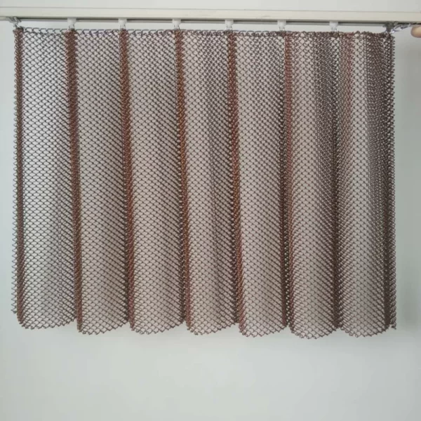 decorate alumionum sprial wire cloth curtain