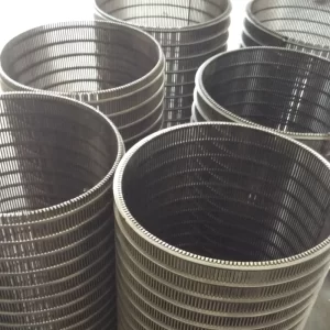 Stainless steel wedge wire wound filter cartridge