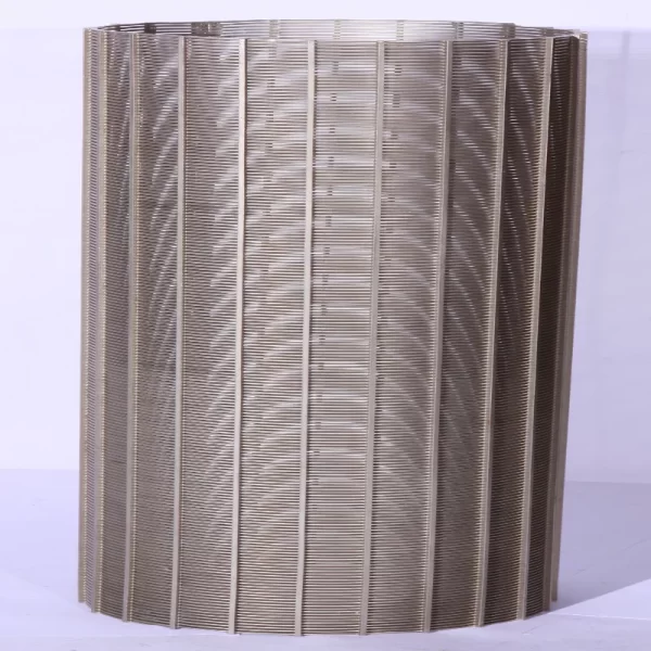 Stainless steel wedge wire wound filter cartridge