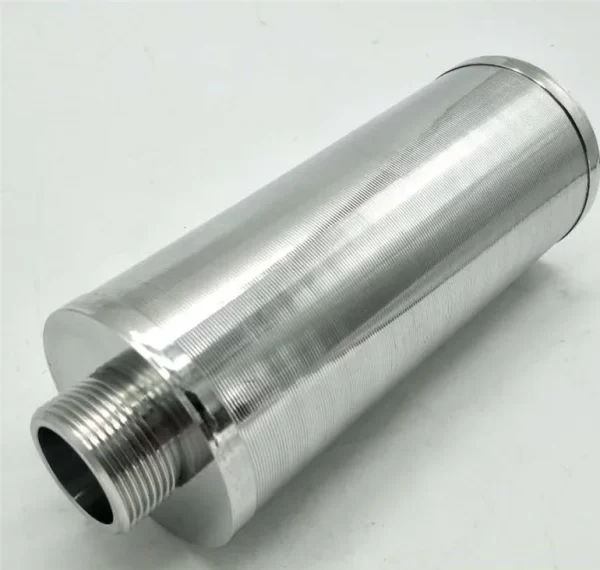 Stainless steel wedge wire wound filter cartridge