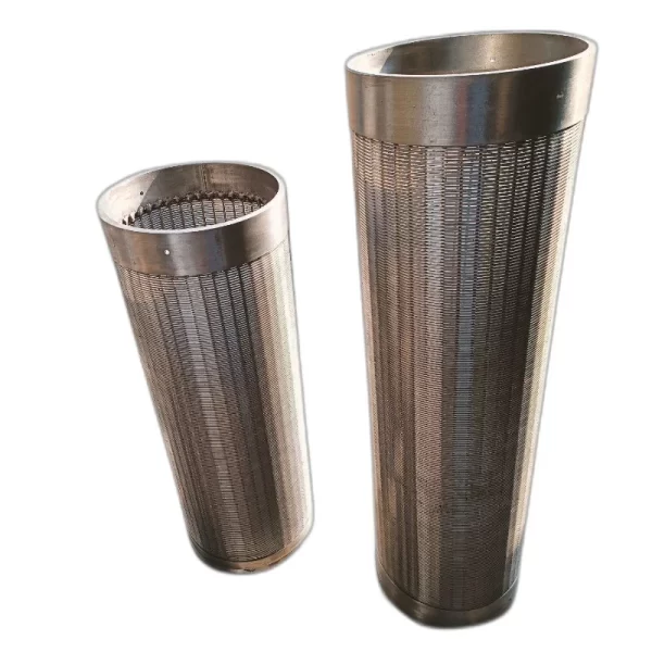 Stainless steel wedge wire wound filter cartridge