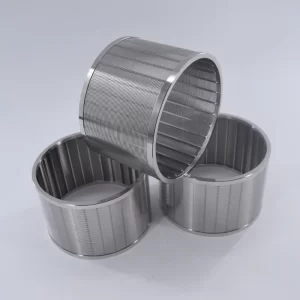 Stainless steel wedge wire wound filter cartridge