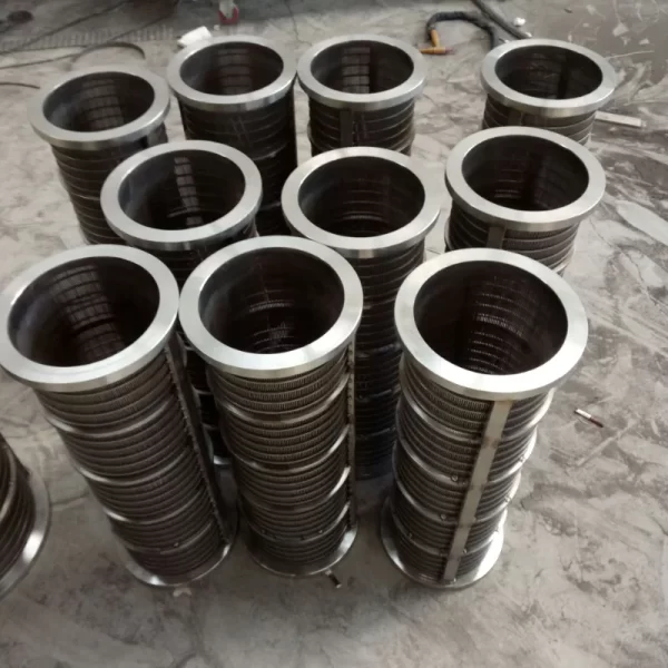 Stainless steel wedge wire wound filter cartridge