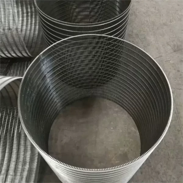 Stainless steel wedge wire wound filter cartridge