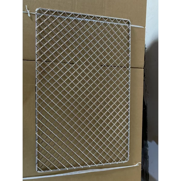 Stainless steel wire mesh rack grill tray food tray