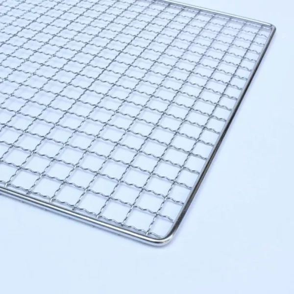 Stainless steel wire mesh rack grill tray food tray