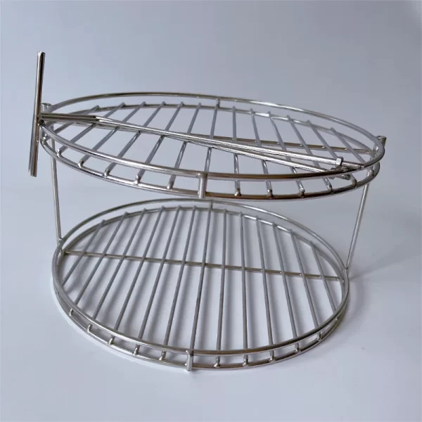 Multi-layer pizza cooling rack with handle food display rack