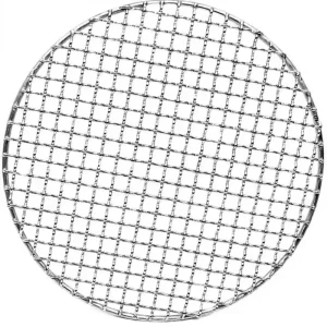 Round Charcoal grilled net plate