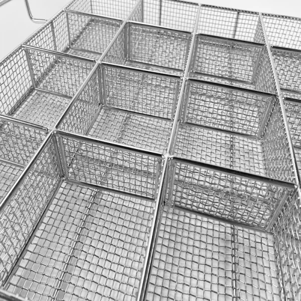 Stainless steel wire braidwoven welded small hole mesh plate mesh basket