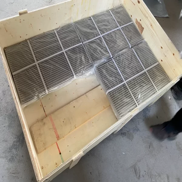 Stainless steel wire oven layered grates